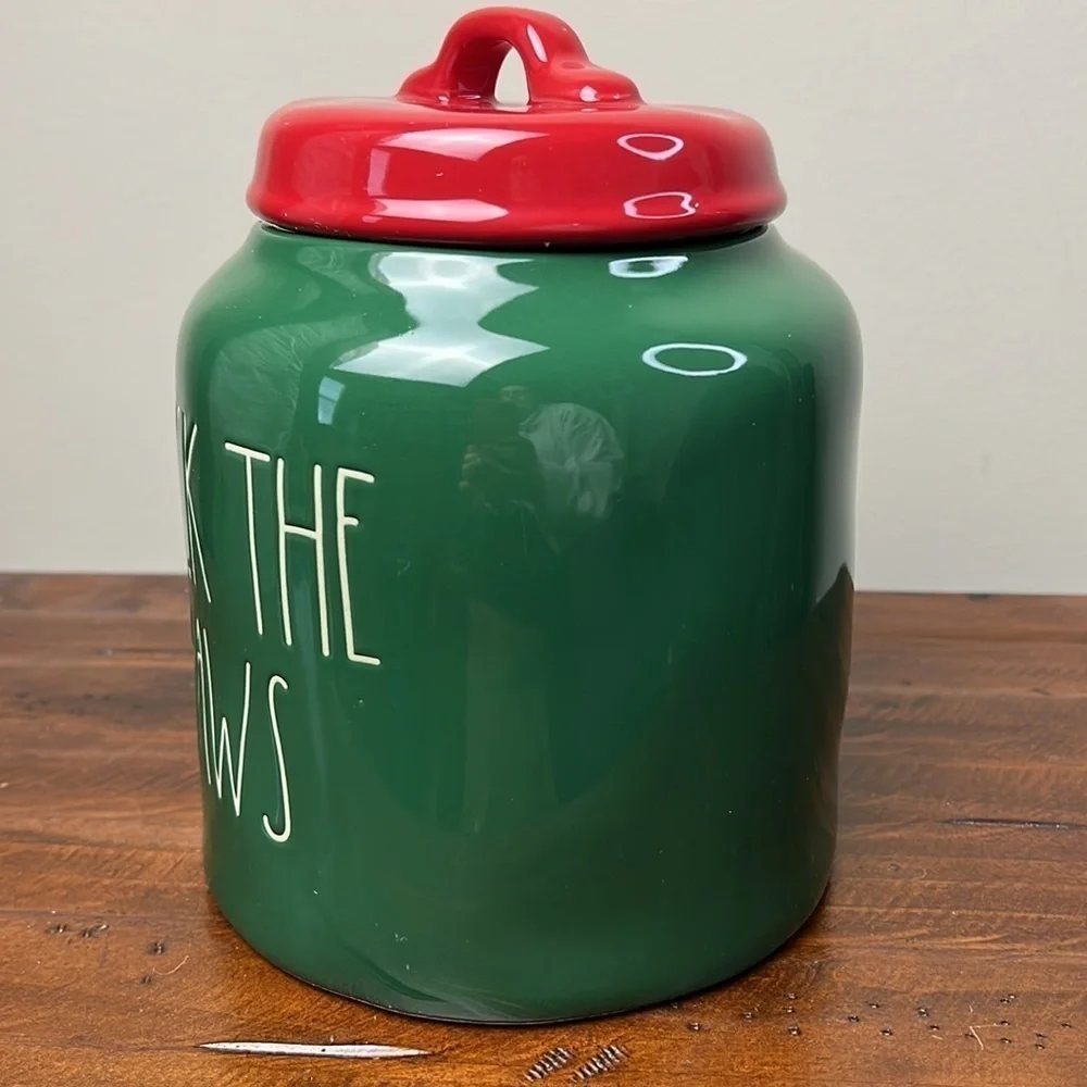 Rae Dunn • Deck the Paws Canister